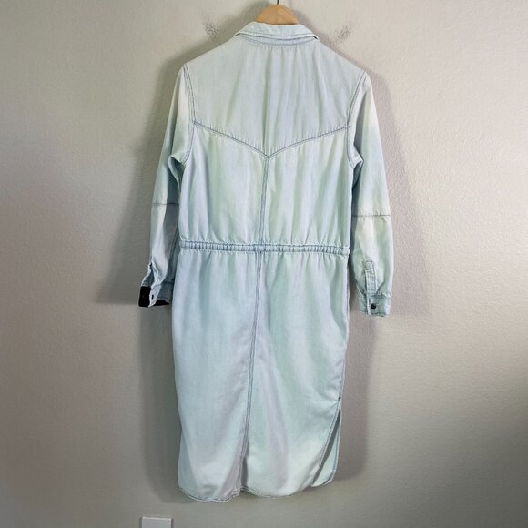 G-STAR RAW Womens Small Modern Arc 3D Shirt Light Wt Luda Denim Dress - Picture 15 of 16